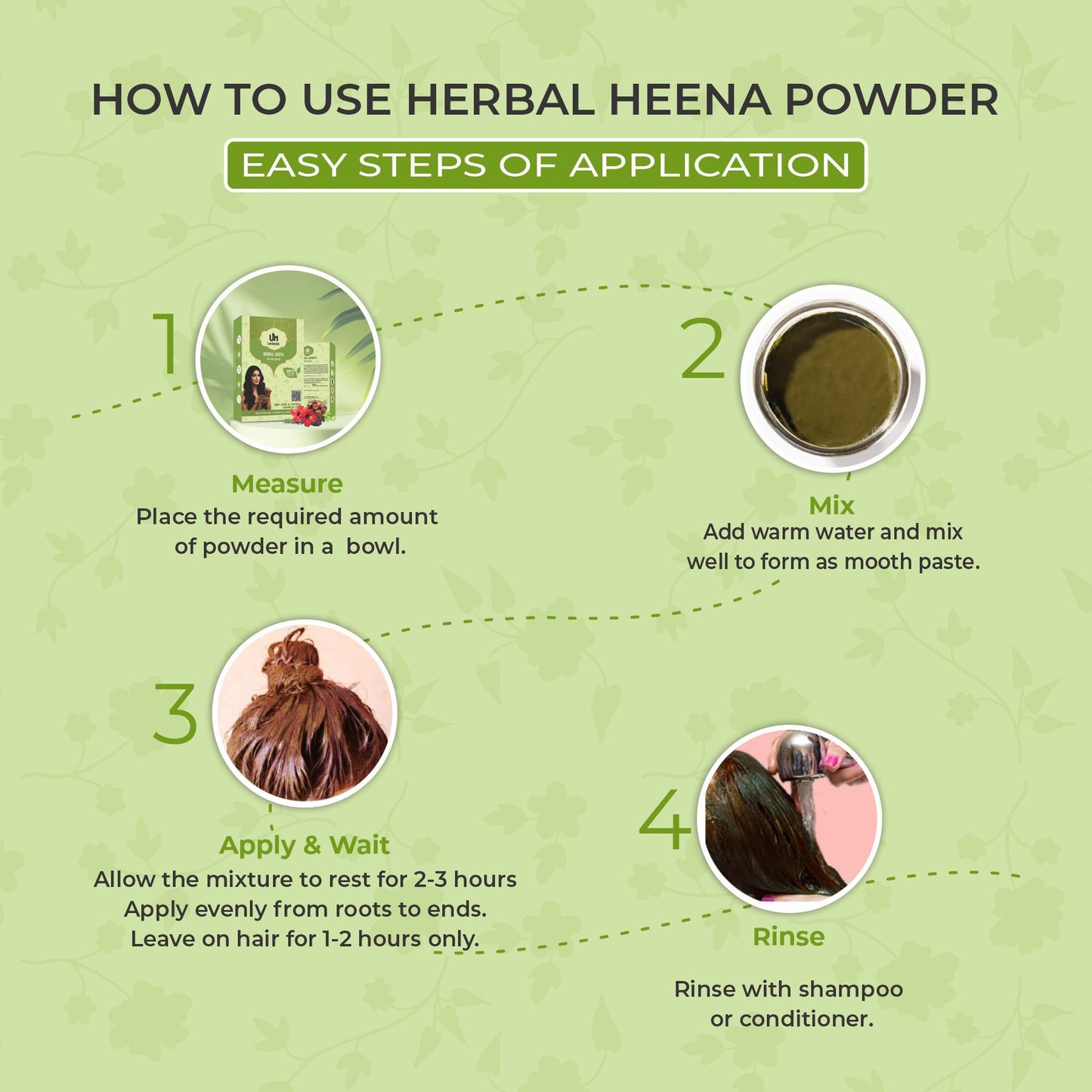 UMAKK Ayurvedic Herbal Mehndi