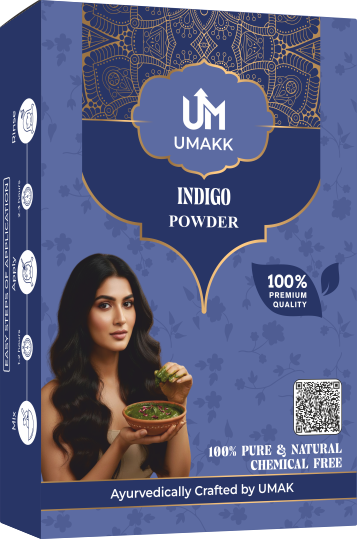 UMAKK Indigo Powder – 100% Natural Hair Colour