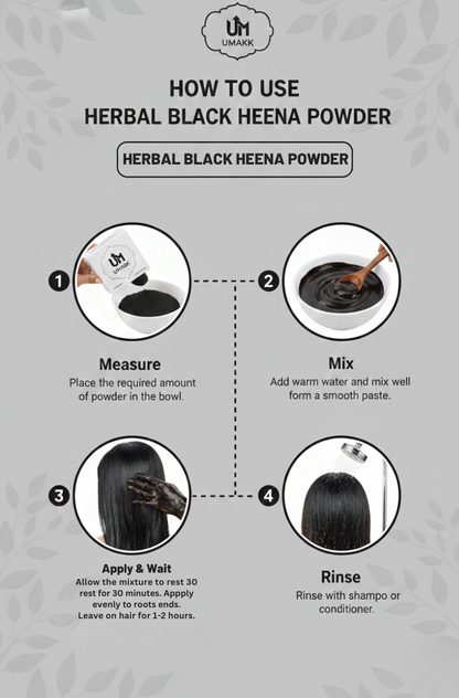 UMAKK Aayurvedic Black Heena
