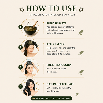 UMAKK Aayurvedic Black Heena - 200 gm