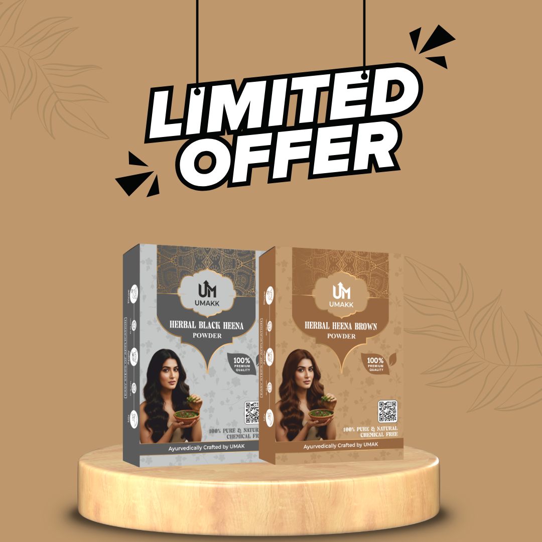 Black and Brown Hair Colour Combo - 400 gm