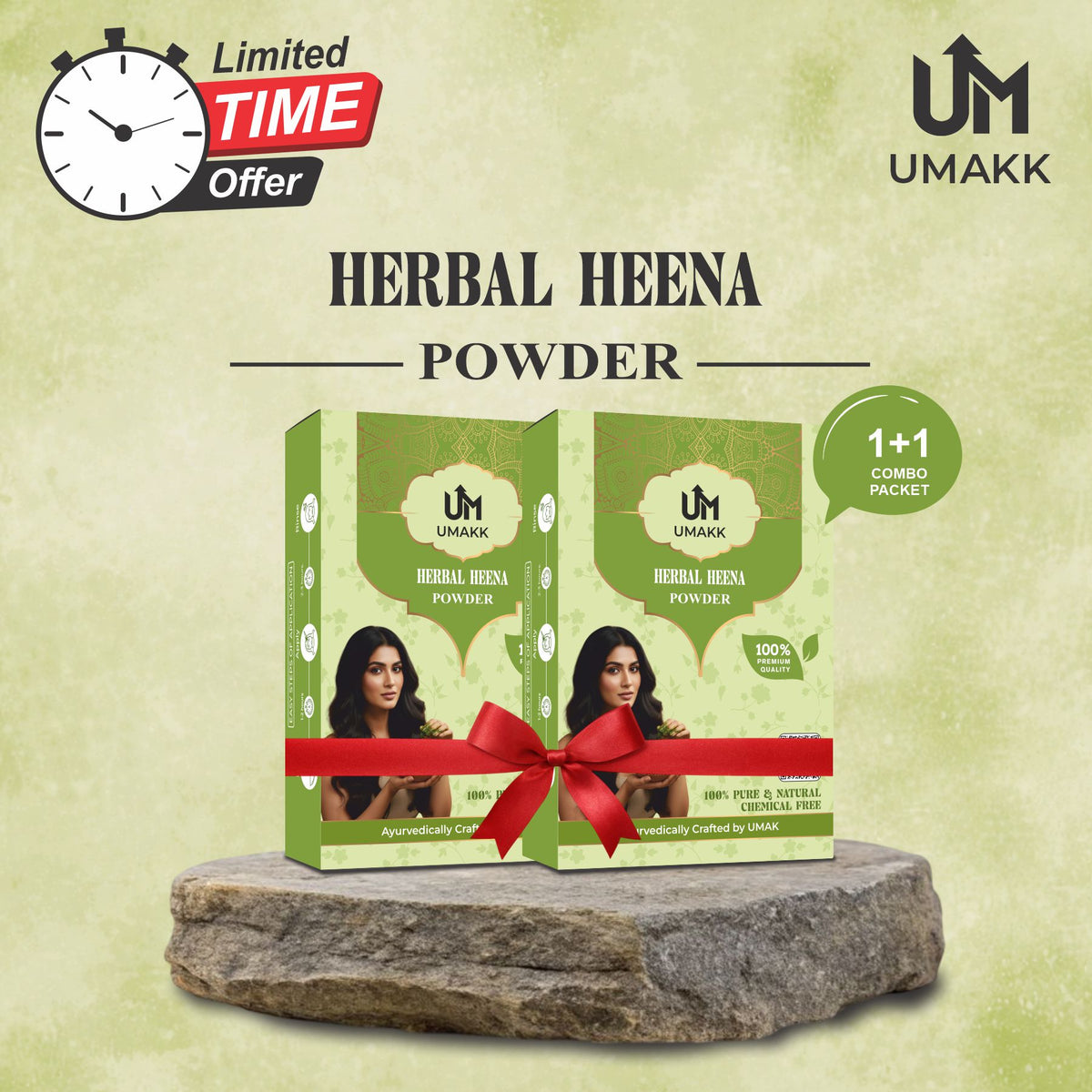 Herbal Henna Colour Combo - 400 gm