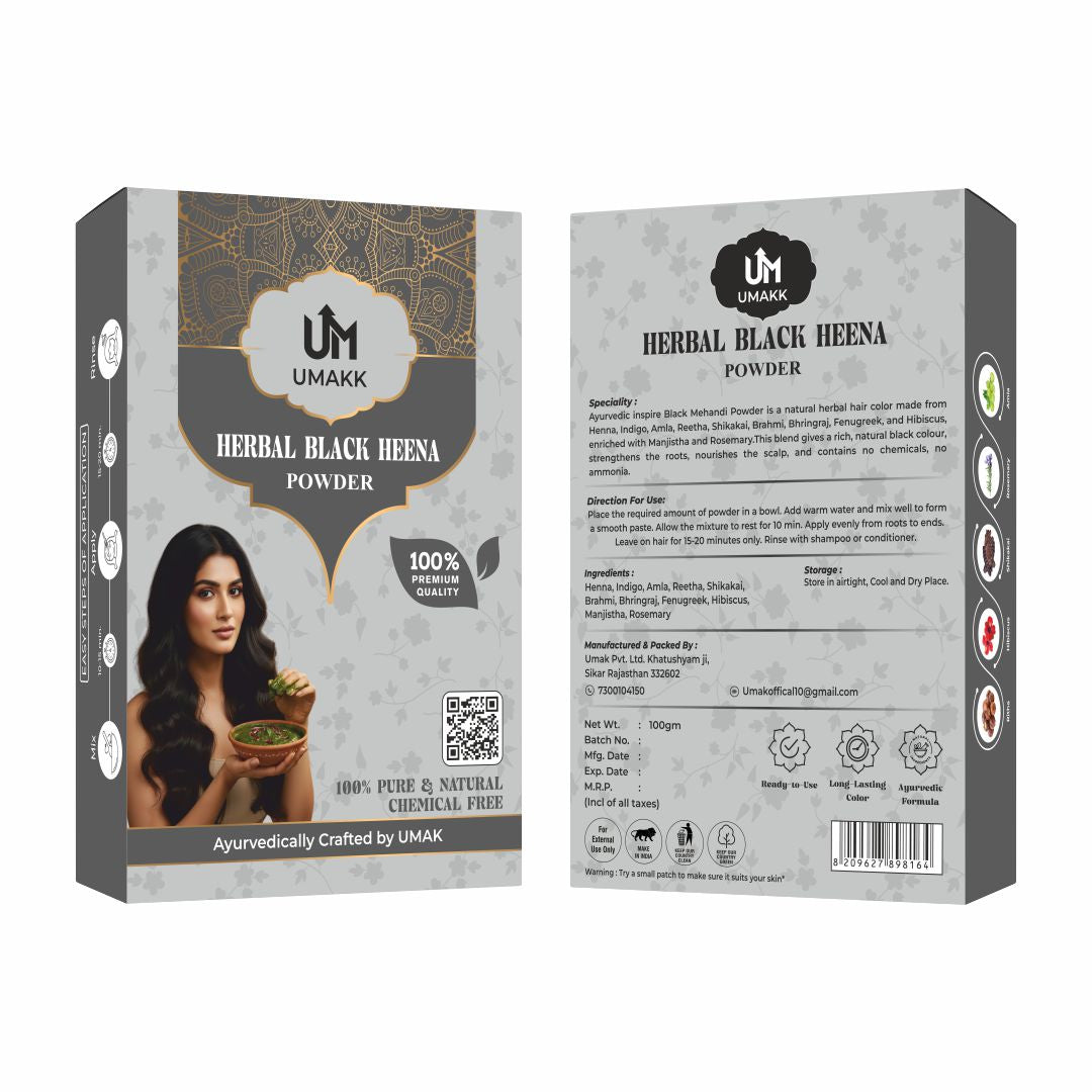 UMAKK Aayurvedic Black Heena