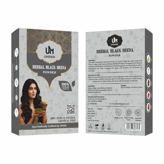 UMAKK Aayurvedic Black Heena