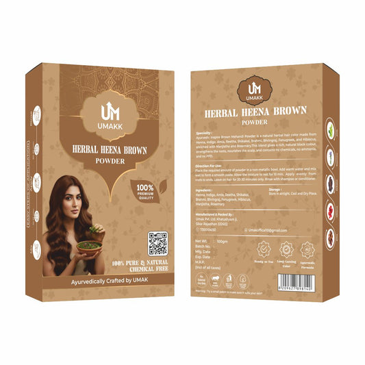 UMAKK Ayurvedic Brown Hair Colour