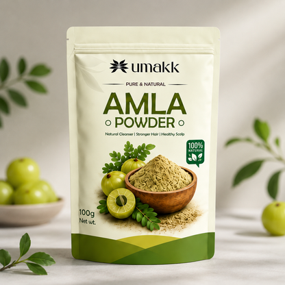 UMAKK Herbal Hair Care Powder Combo 500g | Amla, Reetha, Shikakai, Bhringraj, Hibiscus & Henna Powder | 100% Pure & Natural | For Stronger Hair & Healthy Scalp