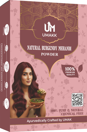 UMAKK Ayurvedic Burgundy Hair Colour
